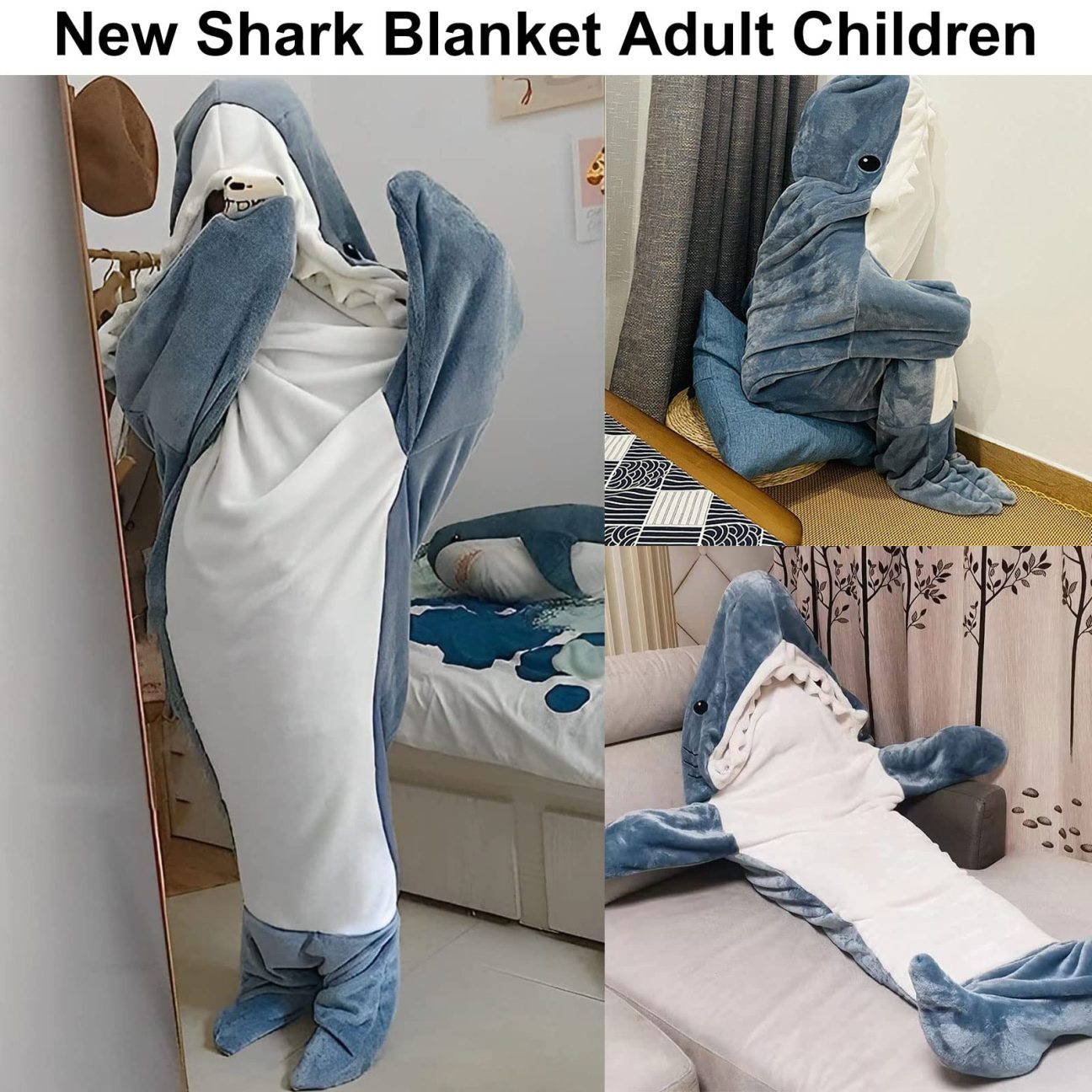 Shark Wearable Blanket - Bouchrati