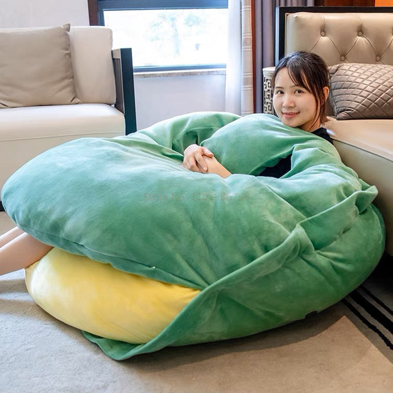 Wearable Turtle Shell Pillows - Green - Bouchrati